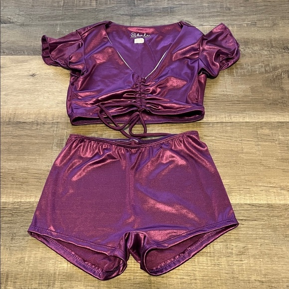 4 for $20 Sokali Dancewear Company tie top and shorts size M - Picture 1 of 9